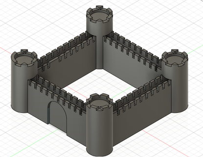château 3d print model - Mito3D