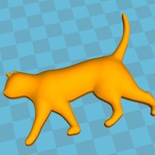 el chat casa animal imán amorosa los imanes gatito gato 3d print model - Mito3D