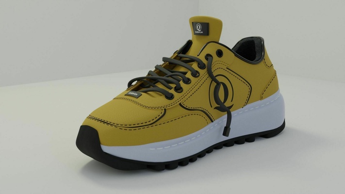 scarpa de sport scarpe modalità cestino piede capi abbigliamento carattere moda calzature 3d print model - Mito3D
