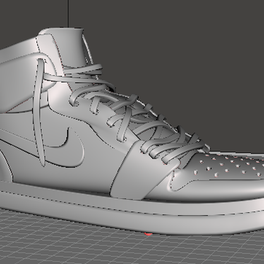 chaussures nike fashion jordan 3D print model - Mito3D