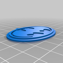 Chaveiro batman logo 3d_printing 3d print model - Mito3D