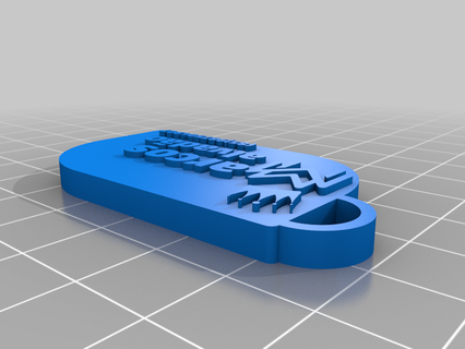chaveiro marcos malvadao chave 3d impressoras 3d print model - Mito3D