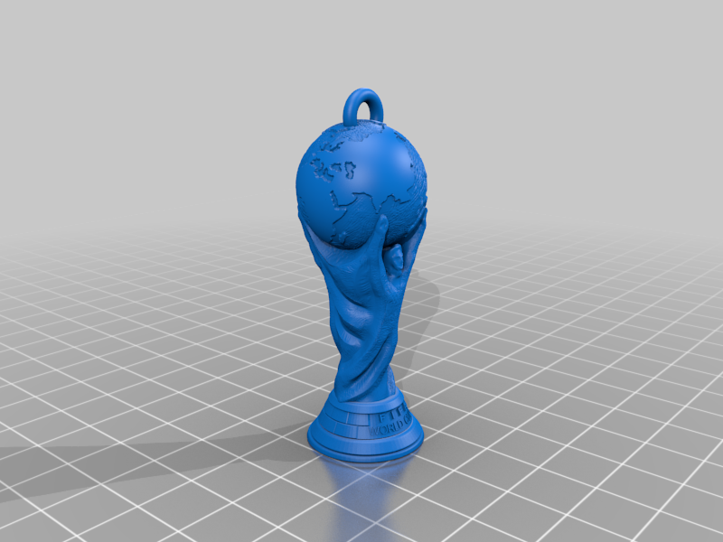 chaveiro ta copa mundo 07 acessórios adereços moda 3D print model - Mito3D