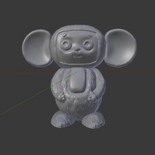 cheburashka art toy jouet personne dessin animé 3d print model - Mito3D