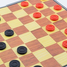 checkers game classic games board tabletop 3d print model - Mito3D