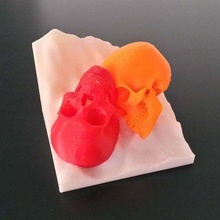 cheerful skulls multimaterial art multicolor skull 3d print model - Mito3D