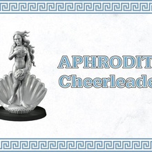 cheerleader Afrodite 3d print model - Mito3D