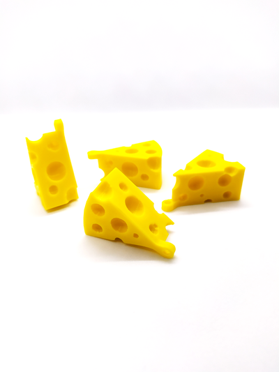 cheese keychain 3d print model - Mito3D