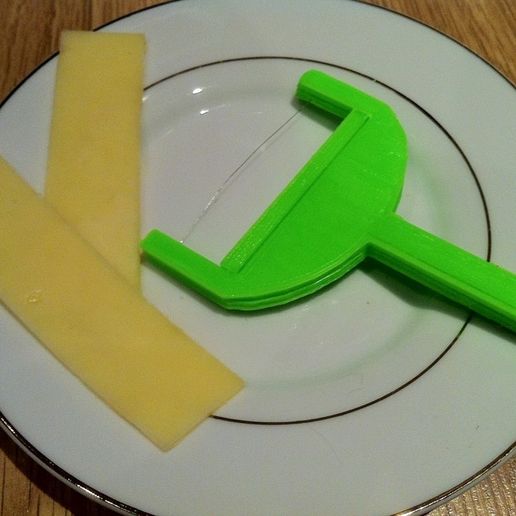 formaggio affettatrice ordinato filo 3d domestico cucina sketchup fetta utile 3D print model - Mito3D