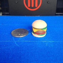 cheeseburger home food drink tinkercad supportless pla model ingredients experiment 3d 3d print model - Mito3D