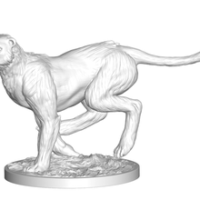 Gepard Skulptur druckbar 3d print model - Mito3D
