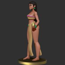 chel fã arte disney garota mulher estilizado desenhos animados eldorado jogos brinquedos 3d print model - Mito3D