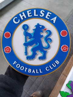 Chelsea Football club mur plaque art sports football ligue 3d print model - Mito3D