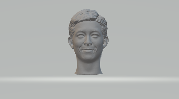 chen guanxi Edison tête 3d impression modèle buste portrait Mads sculpture personnage Masculin Humain art sculptures moyen 3d print model - Mito3D