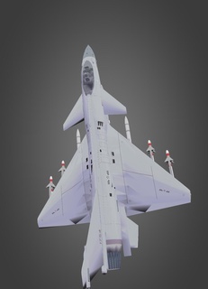 chengdu j-10 pl-8 pl-12 missiles aircraft modeling model 3d print model - Mito3D