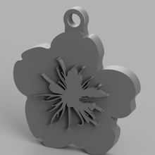Kiraz çiçek kolye 3d print model - Mito3D