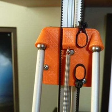 cherry pi iiis v-wheel rod carrier alternative belt fixings tool 3d printer parts 3d print model - Mito3D