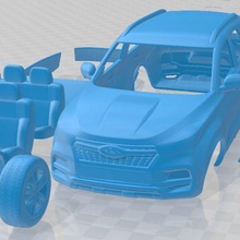 chery tiggo 4 ru spec 2019 printable car game slot scalextric tamiya rc miniz hobby micro 3d print model - Mito3D