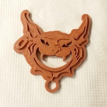 cheshire cat keychain jewelry keychains 3d print model - Mito3D