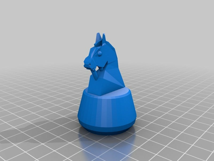 chess horse robertus keers rotterdam 3d print model - Mito3D