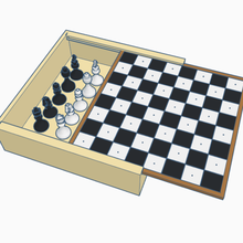satranç oyun tablo 3d print model - Mito3D