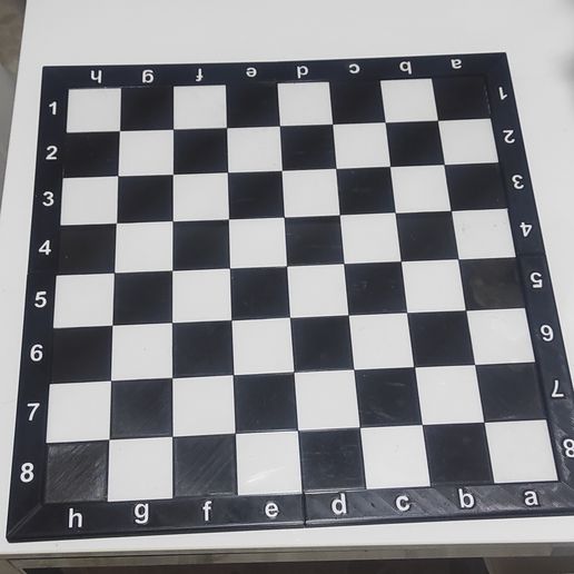 ajedrez tablero juego 3D print model - Mito3D
