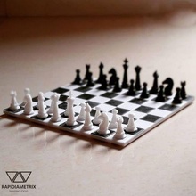 scacchi tavola Giocatori gioco torre scacchiera giocatore poli rapiditàmetrix delhi design stl pronto Stampa 3d print model - Mito3D