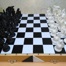 tabuleiro de xadrez - caixa jogo conselho 3d print model - Mito3D