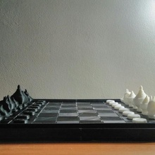 satranç tahtası makruk Tay tarzı oyun sanat boardgame alanında oyunlar 3d print model - Mito3D