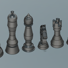 chess collection 3d print model - Mito3D