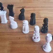 chess figures game failure mat 3d print model - Mito3D