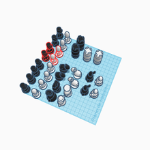 chess game art 3d print model - Mito3D