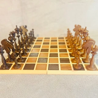 xadrez jogos borda falha tabuleiro 3d print model - Mito3D