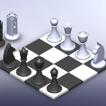 chess game children beginner initiation failure child games 3d print model - Mito3D
