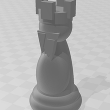 xadrez rei jogos 3d print model - Mito3D