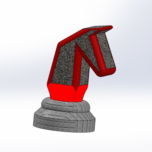 cavaliere di scacchi gioco cavallo 3D print model - Mito3D