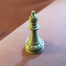 scacchi parti mad vescovo gioco 3d print model - Mito3D