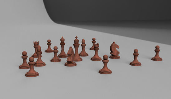 ajedrez partes tipo 2 tablero juego 3dkma arcada 3d print model - Mito3D