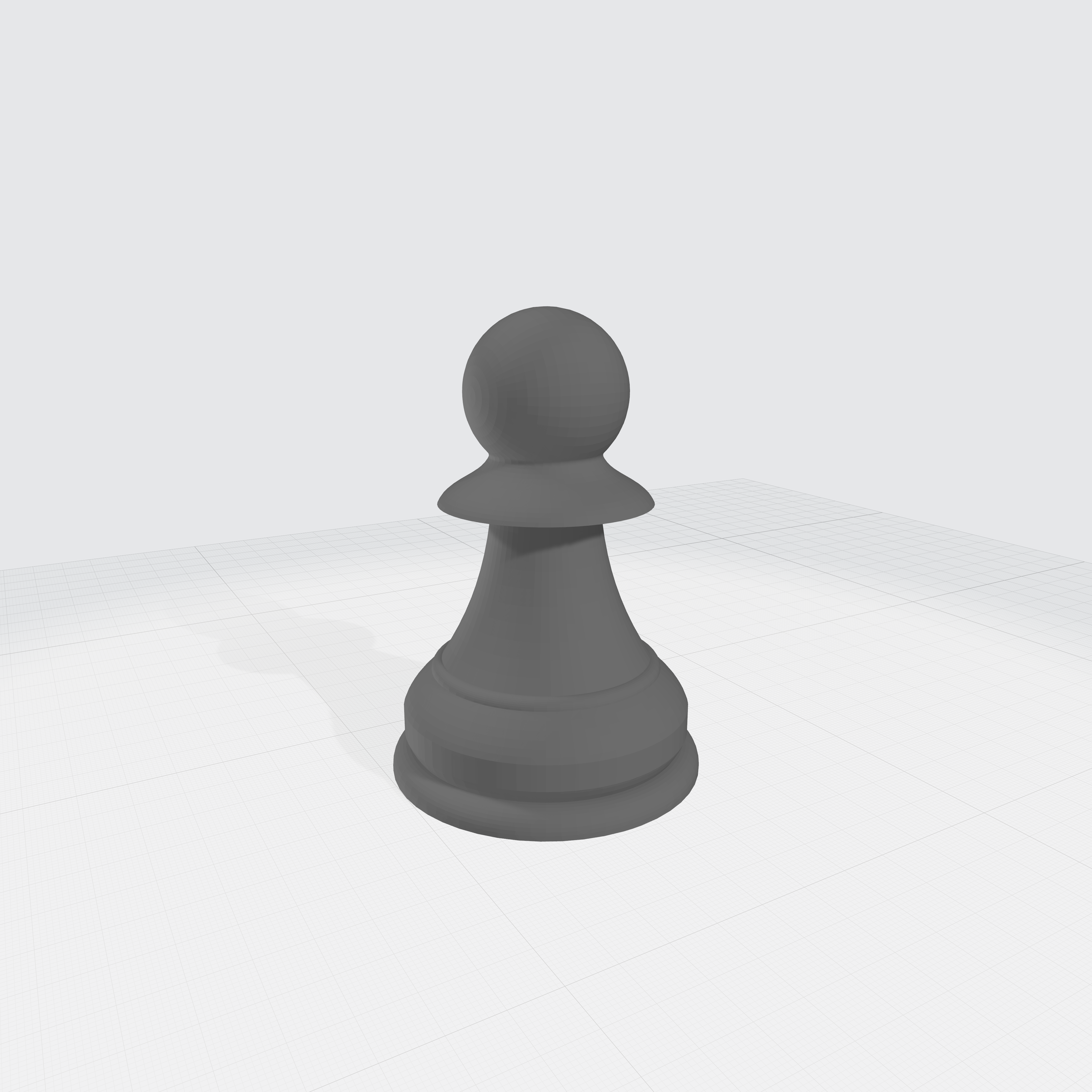 échecs pion 3D print model - Mito3D