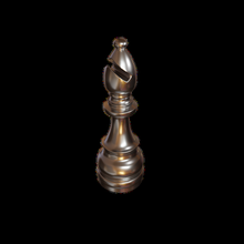 xadrez peça bispo 3d print model - Mito3D