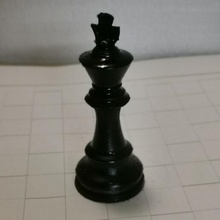 xadrez peça rei jogos 3d print model - Mito3D