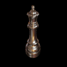 chess piece queen 3d print model - Mito3D