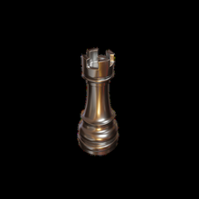 chess piece rook 3d print model - Mito3D