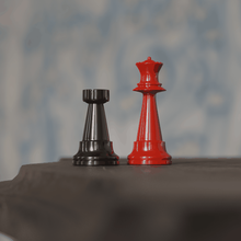 xadrez rainha torre conjunto jogos borda 3d print model - Mito3D