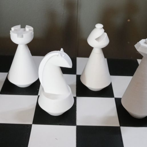 chess set 3D print model - Mito3D