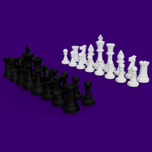 xadrez conjunto oficial uscf dimensão octogonal 3d print model - Mito3D