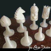 jogo de xadrez design falhas o 3d print model - Mito3D