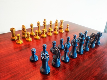 ajedrez conjunto diseño cromosoma juguete Rey peón torre obispo mesa divertido imprimible tablero reunión reina 3d print model - Mito3D