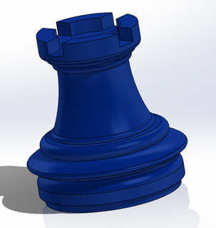 ajedrez torre Arte 3d print model - Mito3D