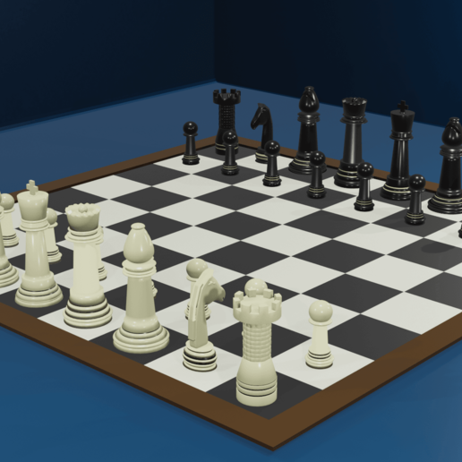 chessboard game 3D print model - Mito3D